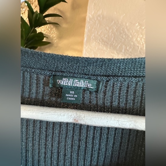 Wild Fable - Ribbed Button-Up Cardigan, size XS - Picture 3 of 3